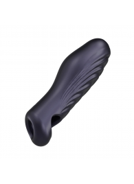 Сливовая силиконовая насадка на пенис с подхватом Manwan Ryzer - Manwan - в Петрозаводске купить с доставкой