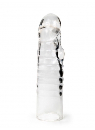 Прозрачная закрытая насадка на член - 15 см. - Sex Expert - в Петрозаводске купить с доставкой