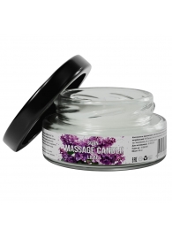 Массажная свеча «Сирень» - 50 мл. - SGAN - купить с доставкой в Петрозаводске