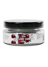 Массажная свеча «Спелая вишня» - 50 мл. - SGAN - купить с доставкой в Петрозаводске