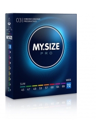 Презервативы MY.SIZE размер 72 - 3 шт. - My.Size - купить с доставкой в Петрозаводске