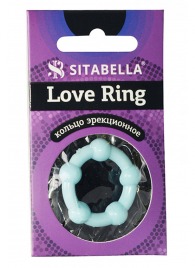 Цветное эрекционное кольцо Love Ring с бусинами - Sitabella - в Петрозаводске купить с доставкой