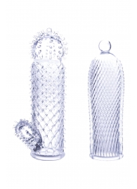 Набор из 2 прозрачных насадок на член Seductive Tickler Sleeves - NMC - в Петрозаводске купить с доставкой