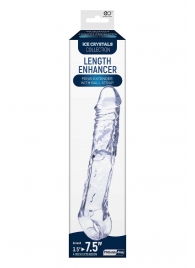 Прозрачная насадка-удлинитель Length Enhancer с подхватом - 22,3 см. - NMC - в Петрозаводске купить с доставкой