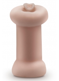 Телесный люминесцентный двусторонний мастурбатор Tasha - Blush Novelties - в Петрозаводске купить с доставкой