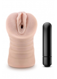 Телесный мастурбатор-вагина Ayumi с вибрацией - Blush Novelties - в Петрозаводске купить с доставкой