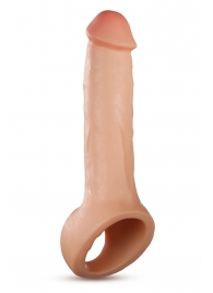 Телесная насадка-удлинитель Thrive 8.75 Inch Realistic Penis Extender Sleeve - 22,2 см. - Blush Novelties - в Петрозаводске купить с доставкой