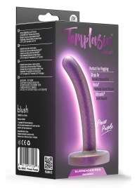 Фиолетовая насадка с гладкой поверхностью Surrender 4.75 Inch Beginner Pegging Dildo - 12 см. - Blush Novelties - купить с доставкой в Петрозаводске