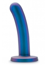 Синяя насадка с гладкой поверхностью Surrender 5.75 Inch Intermediate Pegging Dildo - 14,6 см. - Blush Novelties - купить с доставкой в Петрозаводске