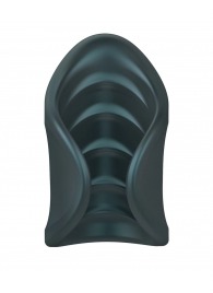 Серый сквозной мастурбатор с вибрацией Manwan Starter - Manwan - в Петрозаводске купить с доставкой