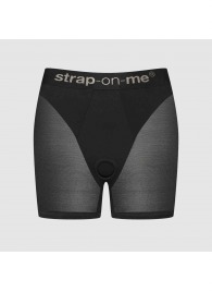 Трусики-шорты для фиксации насадок Strap-on-me Harness Lingerie Halo - size M - Strap-on-me - купить с доставкой в Петрозаводске