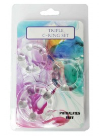 Набор из 3 эрекционных прозрачных колец - Boys of Toys - в Петрозаводске купить с доставкой