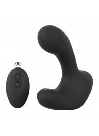 Черная анальная вибропробка с функцией расширения RC Butt Plug with 3 functions - Orion - в Петрозаводске купить с доставкой