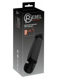 Черный вибромастурбатор с трехточечной стимуляцией Penis Trainer with 3 Point Stimulation - Orion - в Петрозаводске купить с доставкой