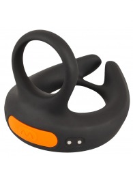 Черный вибростимулятор мошонки RC Scrotum Stimulator with Vibration - Orion - в Петрозаводске купить с доставкой