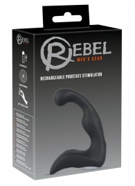 Черный перезаряжаемый стимулятор простаты с вибрацией - 14,6 см. - Orion - в Петрозаводске купить с доставкой