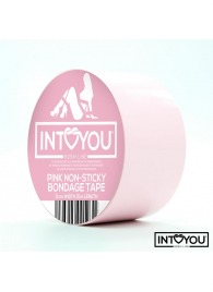 Розовый скотч для фиксации Non-Sticky Bondage Tape - 15 м. - Intoyou - купить с доставкой в Петрозаводске