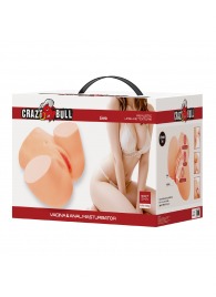 Телесный мастурбатор Liora с 2 любовными тоннелями - Baile - в Петрозаводске купить с доставкой