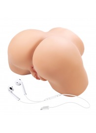 Телесный мастурбатор Olivia с 2 любовными отверстиями - Baile - в Петрозаводске купить с доставкой