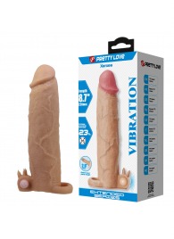 Телесная насадка на пенис Xerxes - 22 см. - Baile - в Петрозаводске купить с доставкой