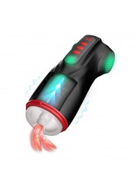 Интерактивный мастурбатор Raven с вакуумом, вибрацией и подсветкой - Shots Media BV - в Петрозаводске купить с доставкой