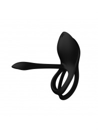 Черное эрекционное виброкольцо Bayek с пультом ДУ - Zalo - в Петрозаводске купить с доставкой