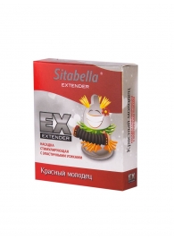 Стимулирующая насадка Sitabella Extender  Красный молодец - Sitabella - купить с доставкой в Петрозаводске