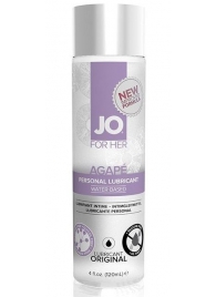 Женский лубрикант на водной основе JO AGAPE LUBRICANT ORIGINAL - 120 мл. - System JO - купить с доставкой в Петрозаводске