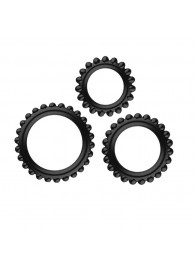 Набор из 3 ребристых эреционных колец TITAN - Baile - в Петрозаводске купить с доставкой