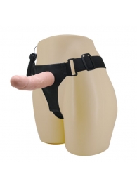 Реалистичный страпон-фаллоимитатор на трусиках Ultra Passionate Harness - 15 см. - Baile - купить с доставкой в Петрозаводске