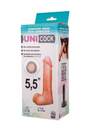 Фаллическая насадка Харнесс UNICOCK 5,5  - 17 см. - LOVETOY (А-Полимер) - купить с доставкой в Петрозаводске