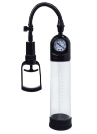 Чёрная вакуумная помпа A-toys с манометром и прозрачной колбой - A-toys - в Петрозаводске купить с доставкой