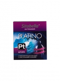 Стимулирующая насадка со спиралью из усиков Platino  Шторм - Sitabella - купить с доставкой в Петрозаводске