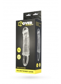 Прозрачная насадка с петлёй для фиксации - 14 см. - ToyFa - в Петрозаводске купить с доставкой