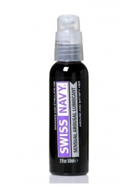 Возбуждающий гель-лубрикант на водной основе Sensual Arousal Lubricant - 59 мл. - Swiss navy - купить с доставкой в Петрозаводске