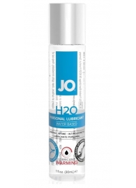 Возбуждающий лубрикант на водной основе JO Personal Lubricant H2O Warming - 30 мл. - System JO - купить с доставкой в Петрозаводске