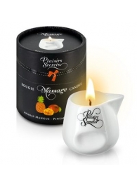 Массажная свеча с ароматом манго и ананаса Bougie de Massage Ananas Mangue - 80 мл. - Plaisir Secret - купить с доставкой в Петрозаводске