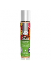 Смазка с ароматом тропических фруктов JO Flavored Tropical Passion - 30 мл. - System JO - купить с доставкой в Петрозаводске