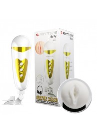 Мега-мастурбатор вагина Sally с вибрацией и голосом - Baile - в Петрозаводске купить с доставкой