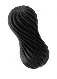 Мастурбатор FLEX Rocky Black с плотным рельефом - Tenga - в Петрозаводске купить с доставкой