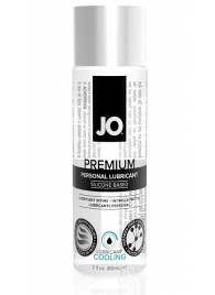 Охлаждающий лубрикант на силиконовой основе JO Personal Premium Lubricant Cooling - 60 мл. - System JO - купить с доставкой в Петрозаводске