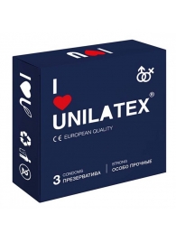 Ультрапрочные презервативы Unilatex Extra Strong - 3 шт. - Unilatex - купить с доставкой в Петрозаводске