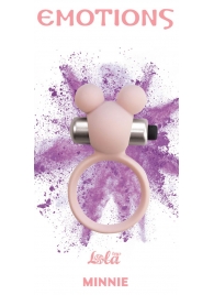 Розовое эрекционное виброколечко Emotions Minnie Light pink - Lola Games - в Петрозаводске купить с доставкой