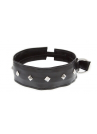 Полиуретановый ошейник с пуклями Collar with Studs - Blush Novelties - купить с доставкой в Петрозаводске