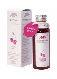Эликсир Triple Pleasure  Горячая вишня  - 65 гр. - JULEJU - купить с доставкой в Петрозаводске