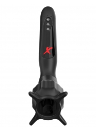 Чёрный вибростимулятор для головки члена с эффектом всасывания Vibrating Roto-Sucker - Pipedream - в Петрозаводске купить с доставкой