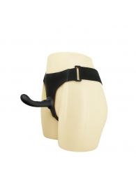 Страпон с изогнутой головкой Ultra Harness Curvy Dildo - 15,8 см. - Baile - купить с доставкой в Петрозаводске