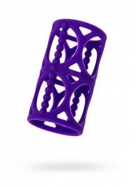 Фиолетовая насадка-сетка на член - A-toys - в Петрозаводске купить с доставкой