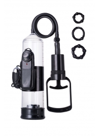 Вакуумная помпа A-toys с вибропулей и эрекционными кольцами - A-toys - в Петрозаводске купить с доставкой