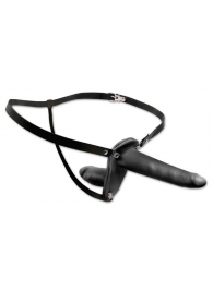 Женский страпон с вагинальной пробкой Double Penetrix Strap-on - 15 см. - Pipedream - купить с доставкой в Петрозаводске
